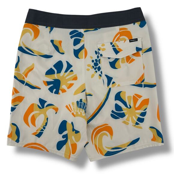 O'Neill Hyperfreak Mysto Boardshorts Boys Size 27 14 Large Print 16' - Picture 5 of 8